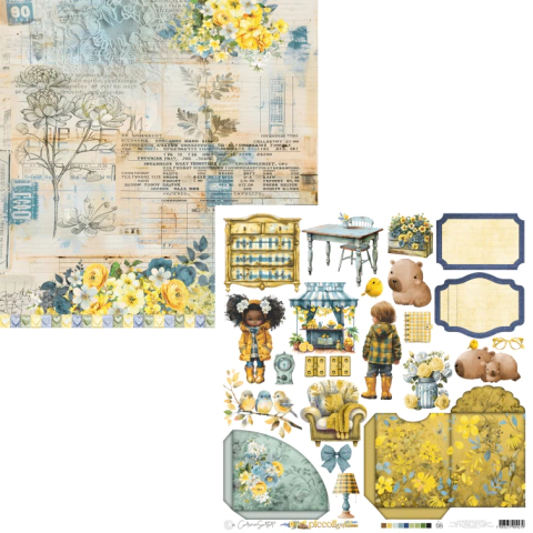 Papel de Scrapbook - Coleção Piccoli - Carina Sartor – PIC08