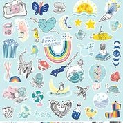 Folha para Scrapbook - It Lov - Coleção Mais Boas Vibrações - Água&Ar - MBV01 - comprar online