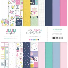 Kit Coordenado - Coleção Doce Alegria I Juju Scrapbook - comprar online