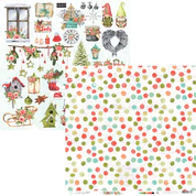 Folha para Scrapbook - Coleção Noel - Carina Sartor - NOE05