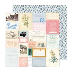 Folha para Scrapbook - Coleção Parasol - Parfumerie - Maggie Holmes - American Crafts - 34013886