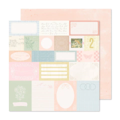 Folha Para Scrapbook - Patterned Paper - Souvenir - 34014002