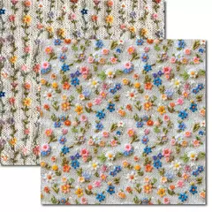 Folhas para Scrapbook - Arte Fácil - Bordado Floral 3 - SC-893