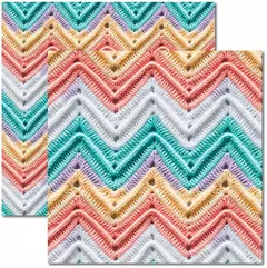 Folhas para Scrapbook - Arte Fácil - Crochê 1 - SC-899