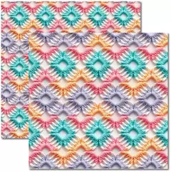 Folhas para Scrapbook - Arte Fácil - Crochê 4 - SC-902