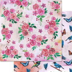 Folha para Scrapbook - Litoarte - Coleção Minha Primavera Encantada - SD-1216