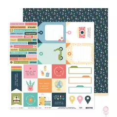 Imagem do Kit coordenado - Coleção Feliz da Vida - Juju Scrapbook