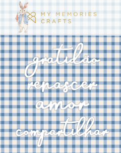 Coleção Minha Gratidão - Títulos em Acrílico - My Memories Crafts - MMCMGR-12