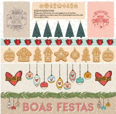 Folha para Scrapbook - Chegou o Natal - Scrap Goodies - PP202