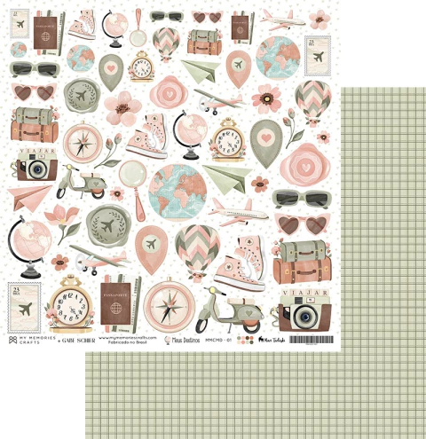 Coleção Meus Destinos - Folha 01 - My Memories - MMCMD-01