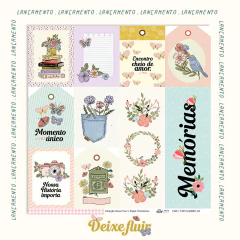 Coleção Deixe Fluir - Papel: Momentos - Atelie Craft