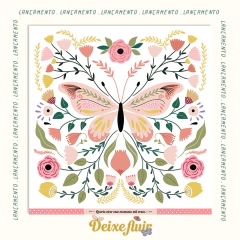 Coleção Deixe Fluir - Papel: Alfabeto - Atelie Craft - comprar online
