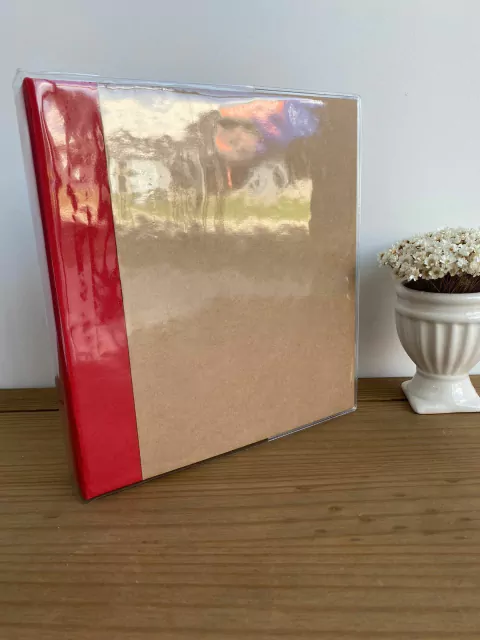 Álbum kraft - vermelho - 21x23