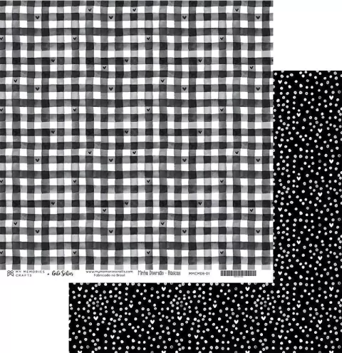 Coleção Minha Diversão - Básicas - Folha 01 - My Memories Crafts - MMCMDB-01