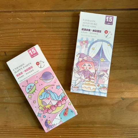 Bloquinho com 15 folhas para pintura