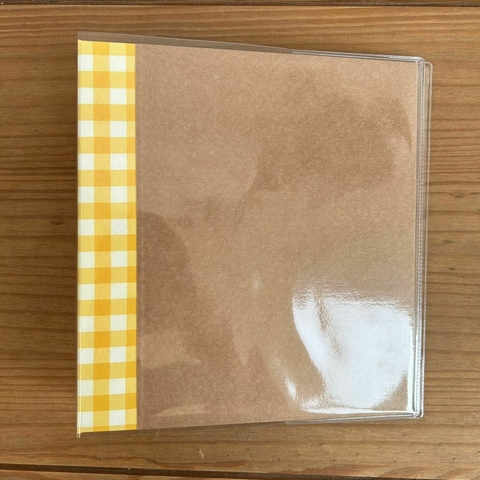 Álbum xadrez - amarelo - 21x23