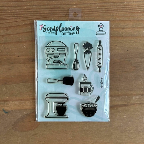 Carimbo Cozinha - Scraplooving - C396 - comprar online