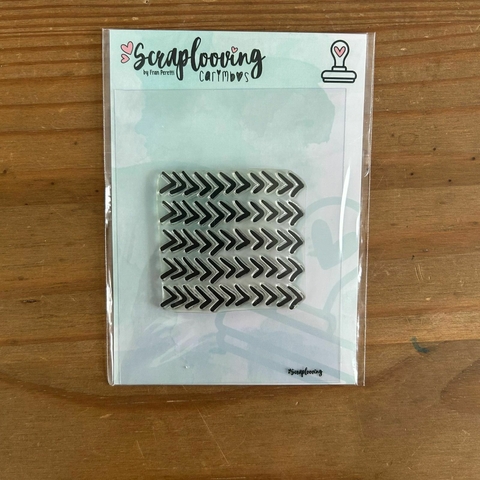 Carimbo Textura Setas Chevron - Scraplooving - comprar online