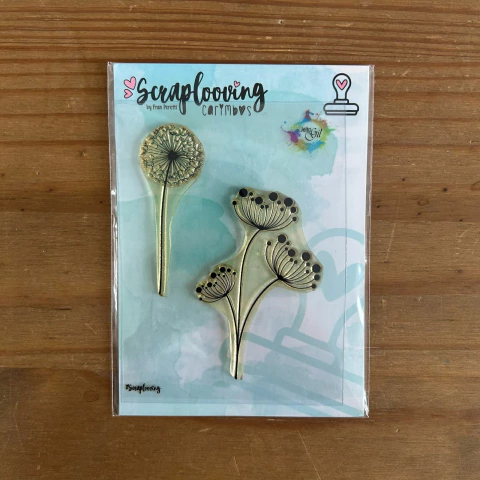 Carimbo Gil Flores- Scraplooving - GIL19 - comprar online