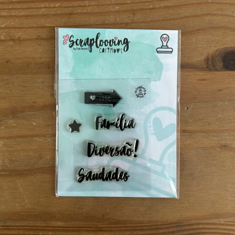 Carimbo Família - Scraplooving - comprar online