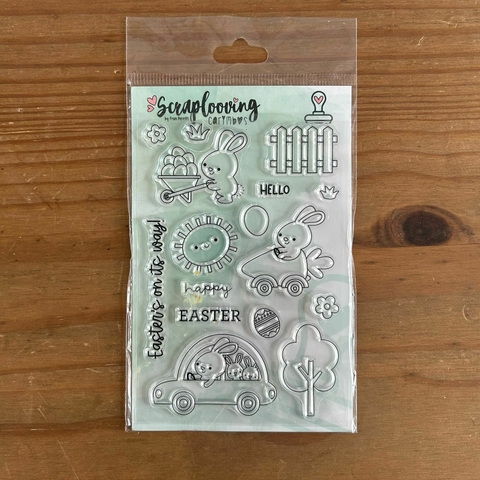 Carimbo Importado Happy Easter - Scraplooving - comprar online