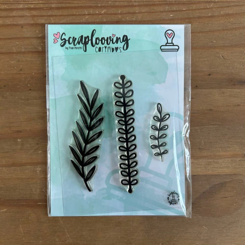 Carimbo Folhas 2 - Scraplooving - comprar online