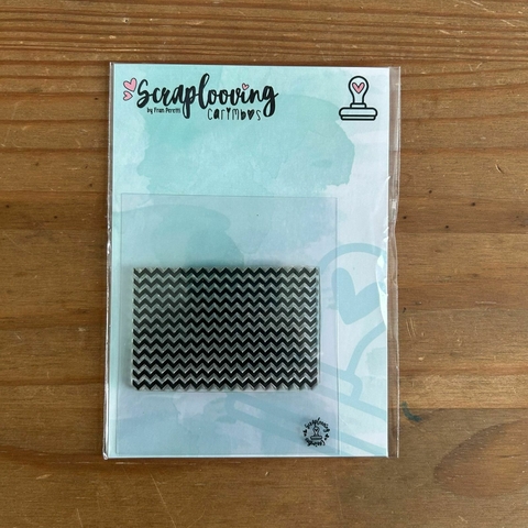 Carimbo Textura Chevron - Scraplooving - comprar online