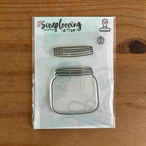 Carimbo Mason Jar - Scraplooving - comprar online