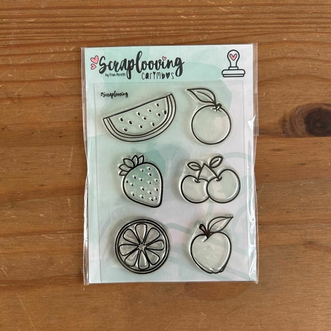 Carimbo Frutas - Scraplooving - C392 - comprar online