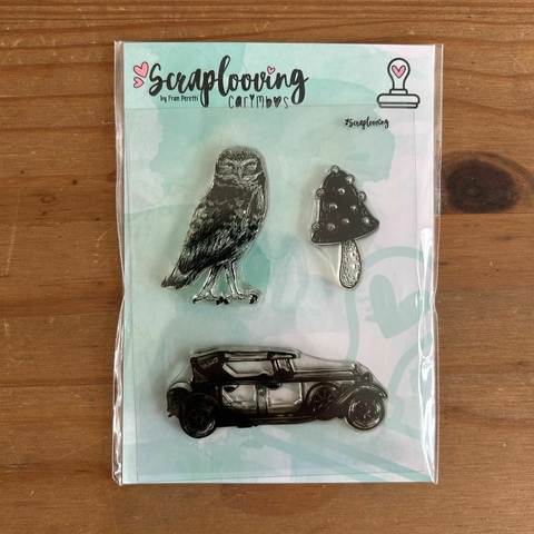 Carimbo Vintage 04 - Scraplooving - C377 - comprar online