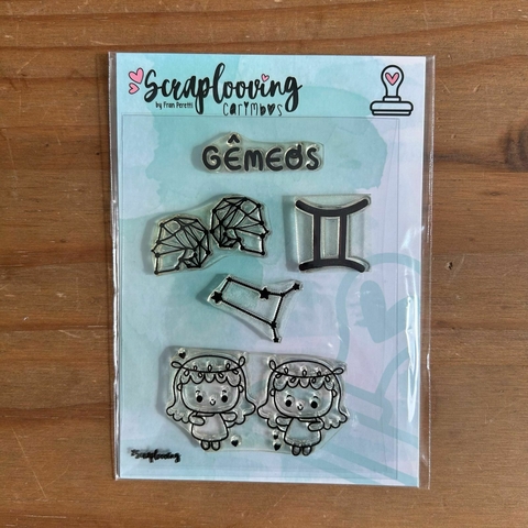 Carimbo Gêmeos - Scraplooving - comprar online