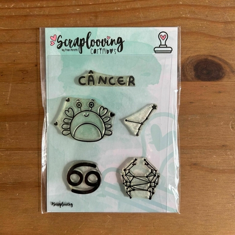 Carimbo Câncer - Scraplooving - comprar online
