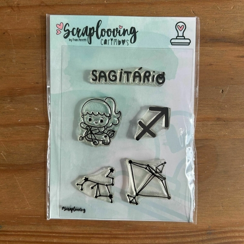 Carimbo Sagitário - Scraplooving - comprar online