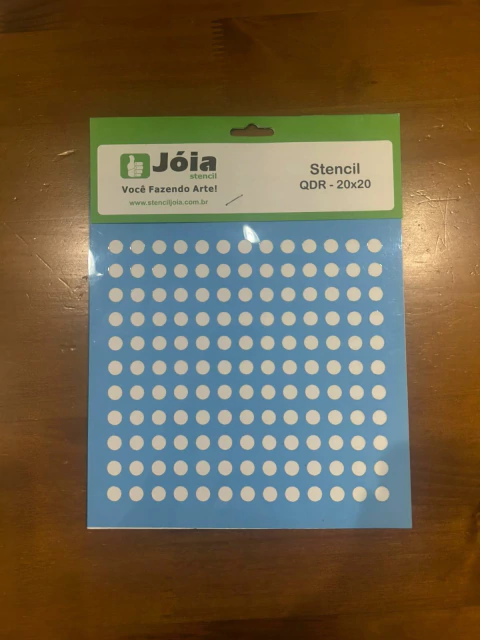 Stencil bolinhas 20x20 - Jóia - comprar online