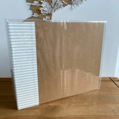 Álbum 30x30 - Listrado verde claro - comprar online