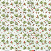 Papel Vegetal - Coleção Noel - Azevinho - Carina Sartor - NOE10