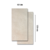 PORCELANATO ILVA TRIBECA CONCRETE GREENWICH 60X120 1RA.CALIDAD