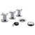 COMBO GRIFERIAS FV ALERCE DOBLE COMANDO (DUCHA+ LAV+ BID) en internet