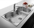 COMBO BACHA DE COCINA JOHNSON LUXOR SI85 A + DOSIFICADOR en internet
