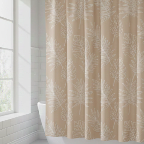 Cortina de baño + Ganchitos 180cm x 180cm en internet