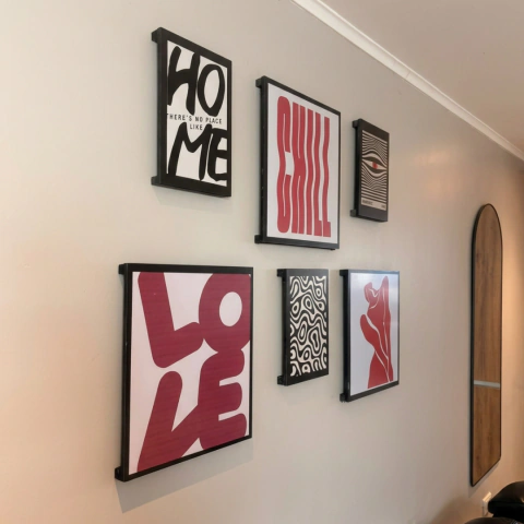 Set x6 Cuadros Galery wal