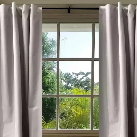Juego De Cortinas Black Out Textil 140cm x 130cm | Bloquea 100% la luz solar - tienda online
