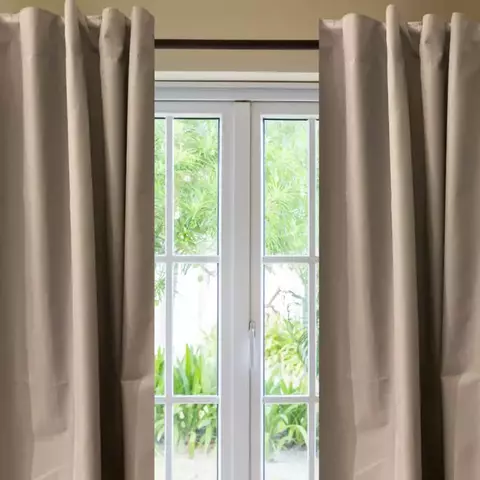 Juego De Cortinas Black Out Textil 150cm x 130cm | Bloquea 100% la luz solar - tienda online