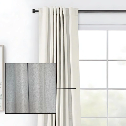 Cortina Black Out Lino x1 Paño A medida - Bloquea 100% la luz solar (SALE) - comprar online