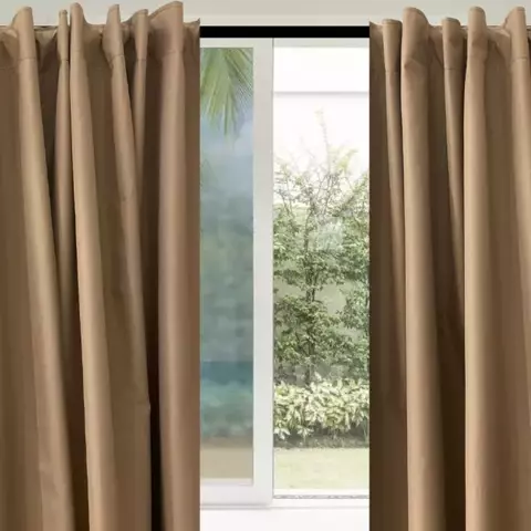 Juego De Cortinas Black Out Textil 150cm x 130cm | Bloquea 100% la luz solar en internet
