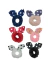 Colitas Scrunchies de Peluche con Orejitas