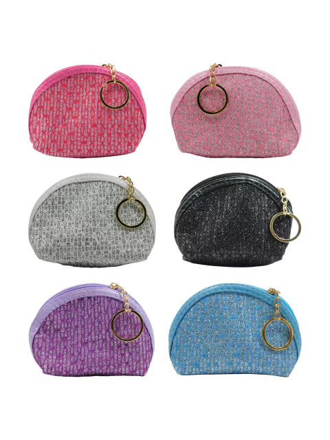 Monedero Con Glitter 