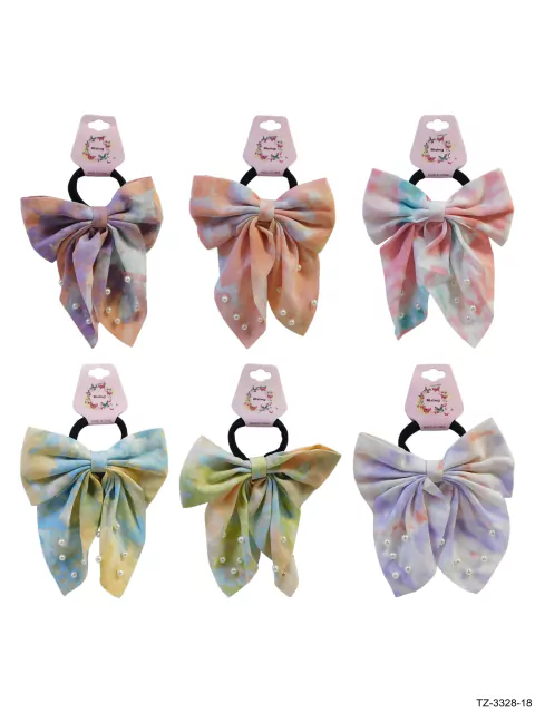 Colita Moño Con perla x6