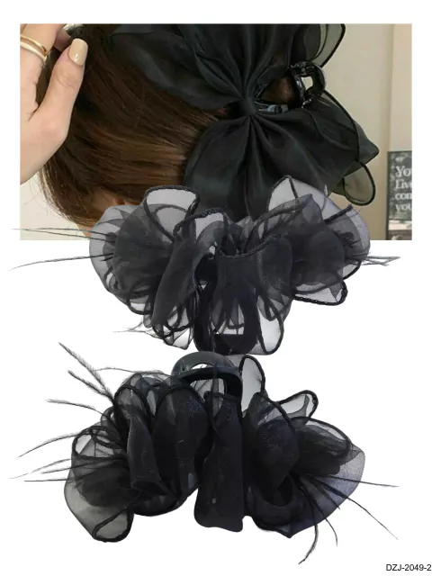 Broche Moño Negro Grande Unidad