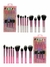 Set x 9 Brochas y Pinceles para Maquillaje Ruby Face